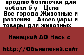 продаю ботиночки для собаки б/у › Цена ­ 600 - Все города Животные и растения » Аксесcуары и товары для животных   . Ненецкий АО,Несь с.